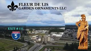 Follow Us To Fleur De Lis Garden Ornaments