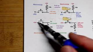 Pull Down Resistor Basics by Electronzap