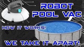 AIPER SEAGULL 600 ROBOT VAC POOL VACUUM DISASSEMBLY - TEARDOWN - HOW IT WORKS. TROUBLESHOOTING INFO