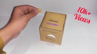 How To Make Coin Bank Box From Cardboard | Awesome Cardboard Projects