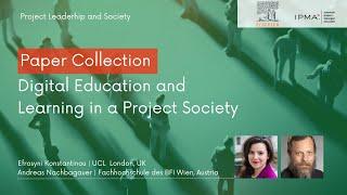 Digital Education and Learning in a Project Society