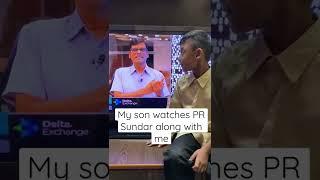 When ur son watches Pr sundar along with u @prsundar #prsundar #nifty #bank nifty