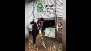 Fall yard cleanup? We Do That! @GreenBearJunkRemoval  #GreenBear #cleanup #raking #Leaves #RedDeer