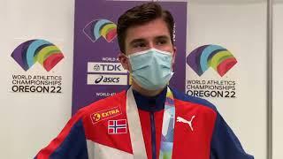 "Jake Wightman is a great guy" | Jakob Ingebrigtsen on finishing second in the world 1500m final