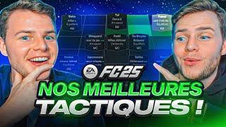 TUTO FC 25 - LES 3 MEILLEURES FORMATIONS ET LEURS TACTIQUES PERSO POUR GAGNER TES MATCHS !