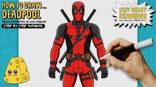 How to Draw DEADPOOL ️ (Deadpool & Wolverine) | Easy Step-By-Step Drawing Tutorial