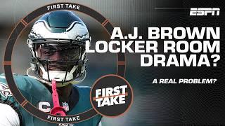 'I'M TIRED OF A.J. BROWN' ️ Mad Dog SOUNDS OFF on Eagles' locker room drama  | First Take