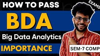 How to Pass Big Data Analytics  | BDA Importance | Sem 7 Comps MU  