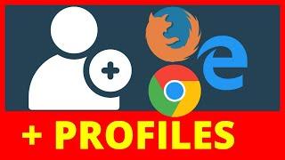 How To Create Multiple Browser Profiles - Chrome, Edge, Firefox | Handy Hudsonite