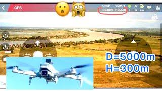 M2 drone WiFi Control Distance test M2 GPS drone brushless motor