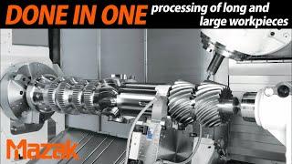 Machining of large diameter shaft workpieces - INTEGREX e-670H