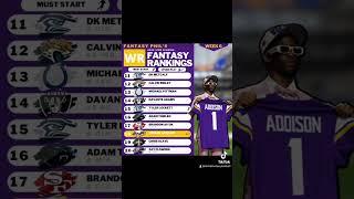 TOP 20 Position Rankings | Week 6 Fantasy Football #fantasyfootball #fantasyfootballrankings