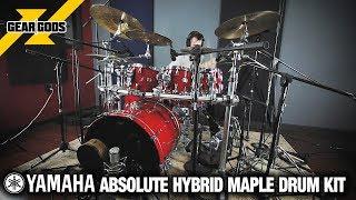 YAMAHA DRUMS Absolute Hybrid Maple Drum Kit Review! | GEAR GODS