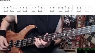 New Year's Day by U2 - Bass Cover with Tabs Play-Along