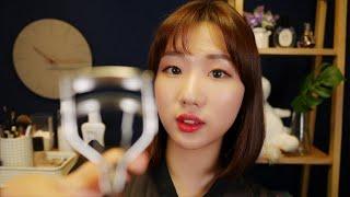 [Eng ASMR] Let's go to the party Putting a make up on you and me Roleplay