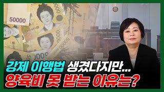 강제 이행법 생겼다지만… 양육비 못 받는 이유는?