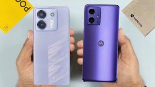 Poco M7 Pro 5g Vs Moto G64 5g Comparison | Camera Test , Battery Test , Bgmi Test|Moto m7 pro review