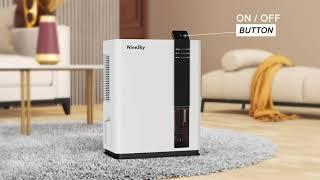 NineSky Dehumidifier for Home, 88 OZ Water Tank, Dehumidifier for Bathroom