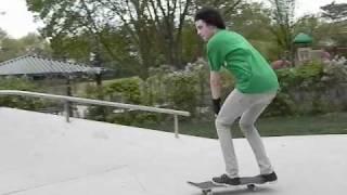 slow motion skateboarding at citizens skate park