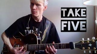 Practicing George Benson lick over Take Five