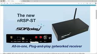 TEST:  Teil 2  SDRplay  nRSP-ST Netzwerk SDR Receiver. Leihgerät von Eleshop.de