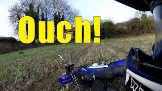 Looped The Pit Bike | Crash!