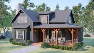 12x8m (39'x26')  Cozy Cottage House - 3 Bedrooms | Small House, Big Dreams !!!