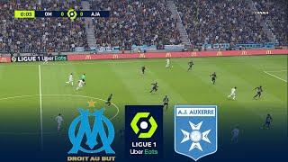 LIVE  MARSEILLE vs AUXERRE | Ligue 1 2024/2025 France League | Full Match | FL 2025 Gameplay