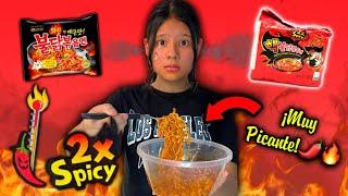 PROBE EL RAMEN MÁS PICANTE DEL MUNDO️ x2 Spicy| Regina MH