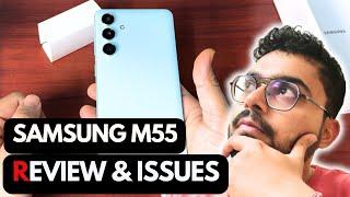 Samsung Galaxy M55 Review & Major Issues 