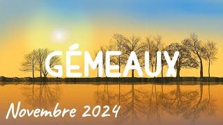  GEMEAUX  NOVEMBRE 2024  Un mois qui clarifie les choses 