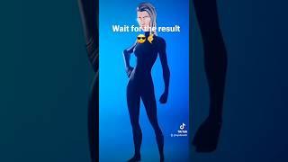 Fully black SUPERHERO skin in Fortnite #fortnite