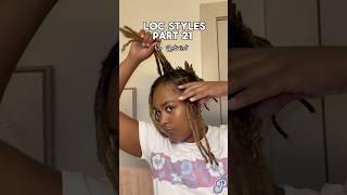 quick + easy no rewtist barrel rolls loc style ! #locs #locstyles