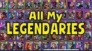 ALL My Legendary Champions! Who I Use & Where!