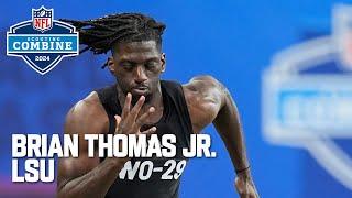 Brian Thomas Jr's FULL 2024 NFL Scouting Combine On Field Workout