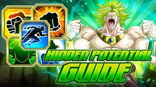 HIDDEN POTENTIAL GUIDE: HOW TO BUILD SUPER EZA STR BROLY HIDDEN POTENTIAL [Dokkan Battle]