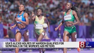 Hamden-native Alexis Holmes qualifies for semifinals at 2024 Paris Olympics