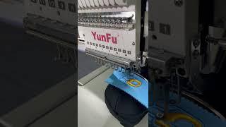 1 head 15 needles large working area C type embroidery machine #embroiderymachinefactory #embroidery
