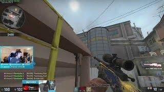 CRAZY CS:GO JUMPSHOT NOSCOPE OF A LADDER - TRAIN - SHROUD - CheborZ - BROKEN WINGS