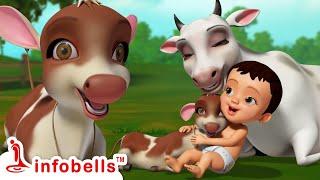 ನನ್ನ ಹಸು, ನನ್ನ ಹಸು - Cow Song | Kannada Rhymes for Children | Infobells #kannadarhymes #cowsong