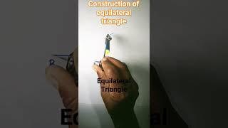 how to draw a equilateral triangle#shorts#viralshorts#trendingshorts#rb knowledge explore