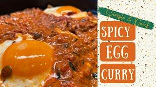 QUICK AND EASY SPICY EGG CURRY/ MAKE YOUR EGG CURRY SPECIAL BY COOKING IT THIS WAY/ බිත්තර කරිය