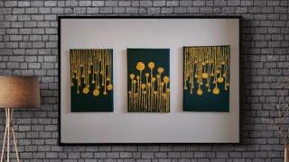 Quick And  Easy Canvas Craft/DIY Craft/Amazing Wall Art/Naaz nf Art & Craft
