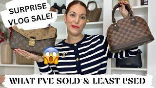 VLOG SALE, LEAST USED OF 2023  & bags I've sold and why