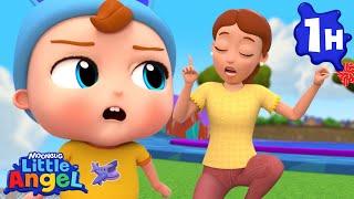 Baby John Has A TANTRUM! | Little Angel + MORE Nursery Rhymes and Kids Songs | After School Club