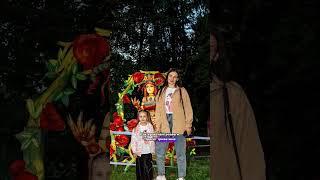 Показали парк ліхтарів, який запрацював у Луцьку