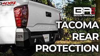 Toughen Up Your Tacoma | Rear Bumper Install For Body Armor 4x4 Bumper