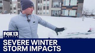 Severe winter storm impacts millions | FOX 13 Seattle