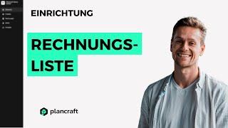 Rechnungsübersicht & Export ‍‍  || Plancraft einfache Handwerkersoftware