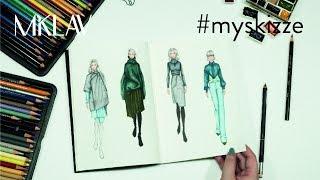 #myskizze: Fashion illustration by Cyntia Gading and Anya Sinta